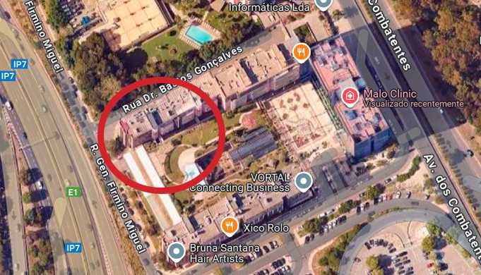 Arrecadação em Lisboa junto à Universidade Católica