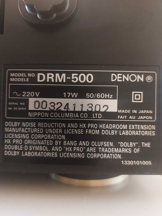 Deck de Cassettes DENON DRM-500