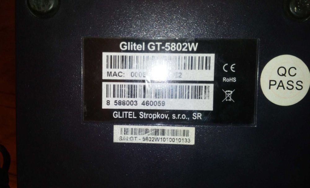 ADSL модем/маршрутизатор Glitel GT-5802W