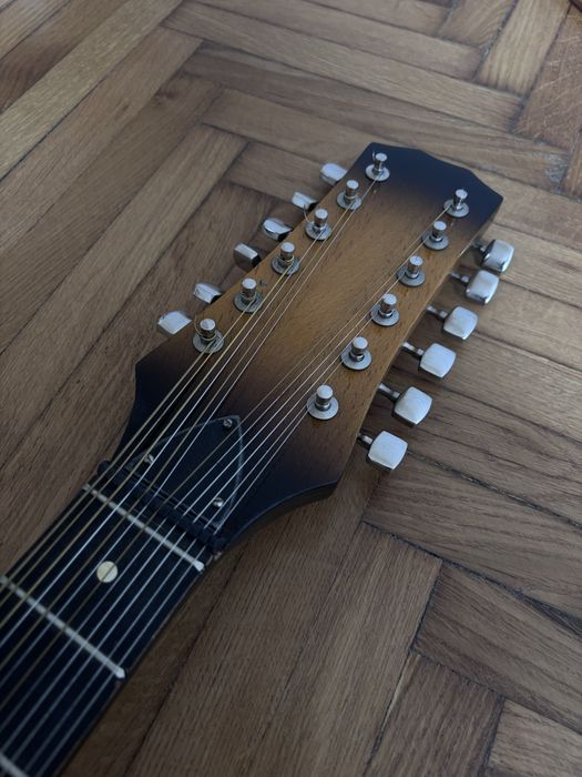 Retro - Vintage : Gitara Hollow body 12 strunowa ZSSR - Maria