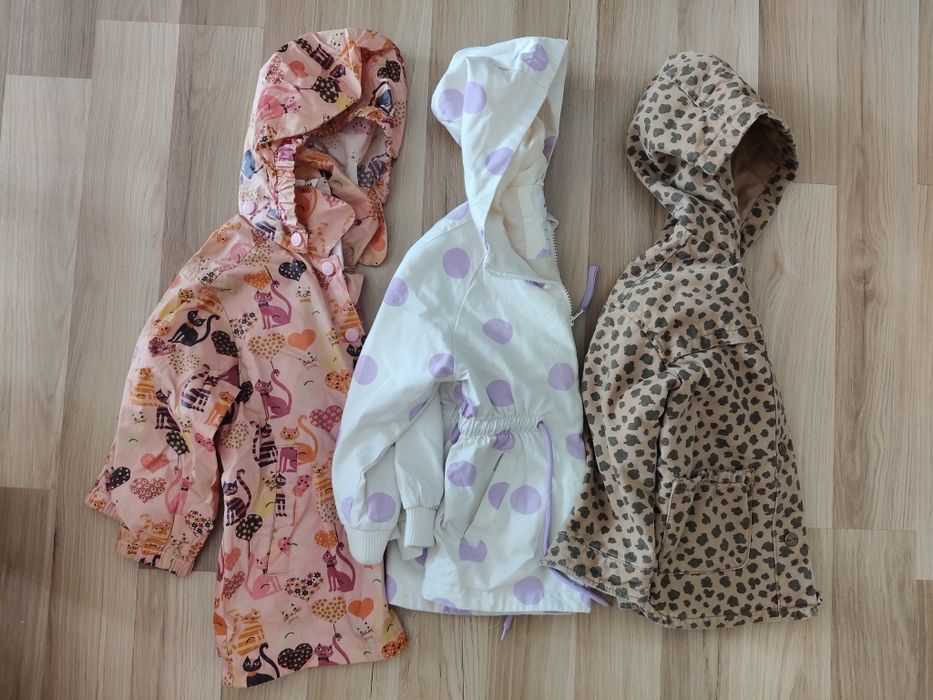 Zestaw kurtek dla dziewczynki, 104 110