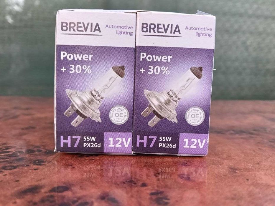 LED лампи та галоген Brevia H7, H4, H1, P21W, W5W, W16W Луцьк