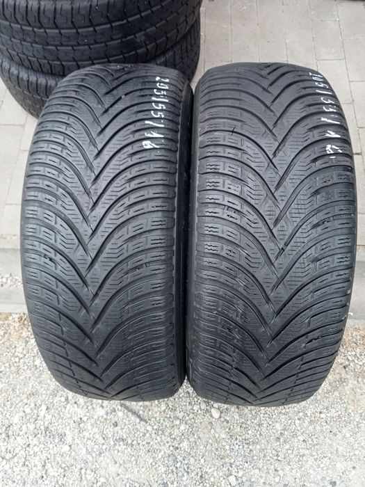 2x Opony Używane Całoroczne 205/55R16 Kleber