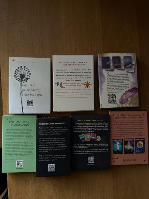 Комплект - Оракульні карти,Таро,передбачення долі і майбутнього