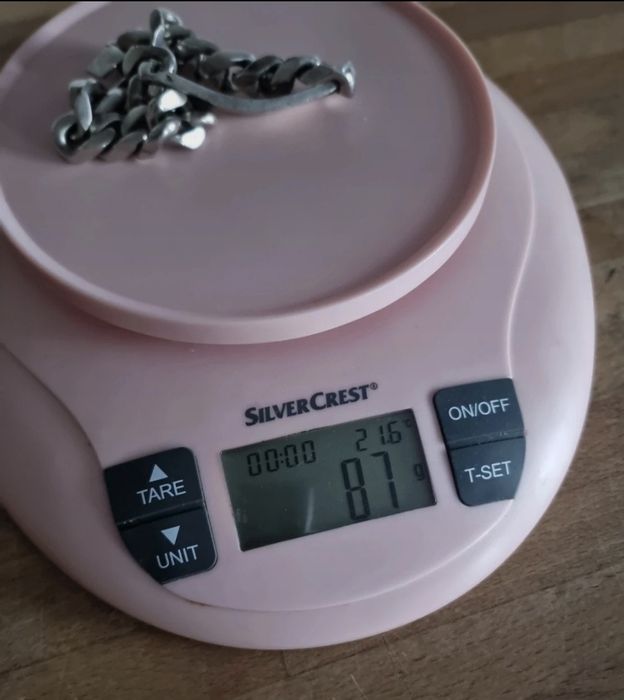 Bransoletka bransoleta męska srebrna 925 87gr pancerka Srebro kieta