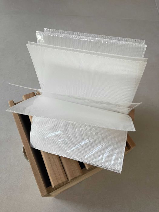 Caixa para 6 álbuns de fotografias