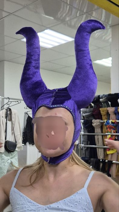 Шапка для аніматор. Маліфісента. Карнавал. Хеллоуїн.