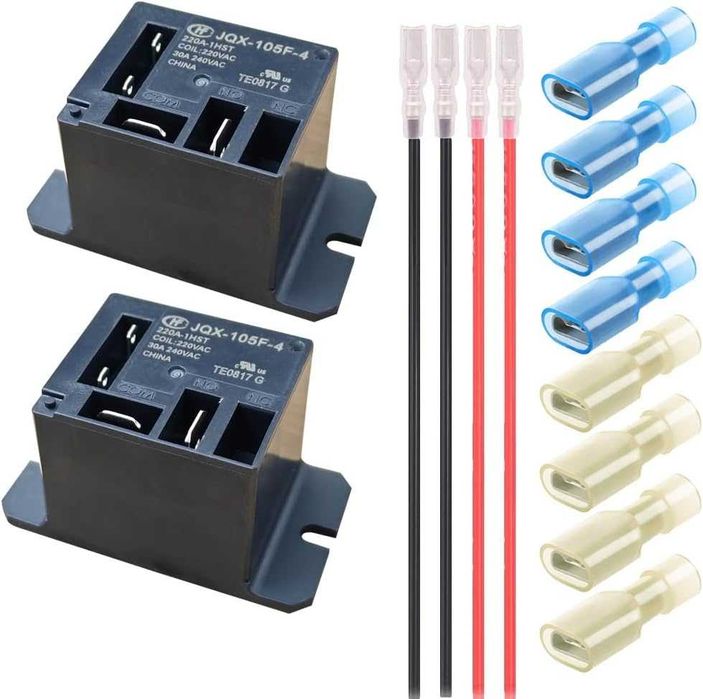Gebildet Miniaturowy przekaźnik mocy 30A AC 220V cewka SPST 1 zwiernik