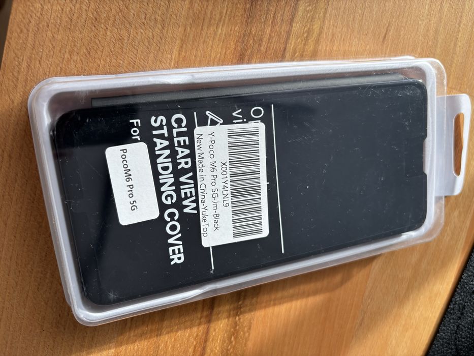 Etui clear view PocoM6 Pro 5G