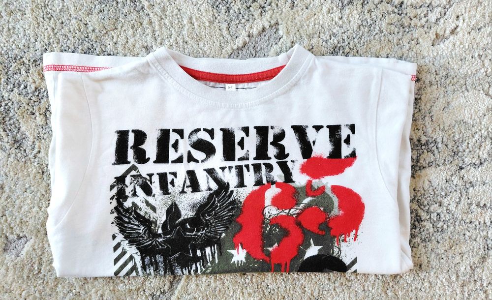 Urban extra T-shirt biały rozm. 122 _ 6 - 7 lat