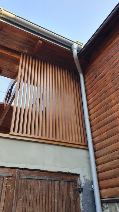 Lamele dekoracyjne z aluminium, przegroda, elementy ozdobne