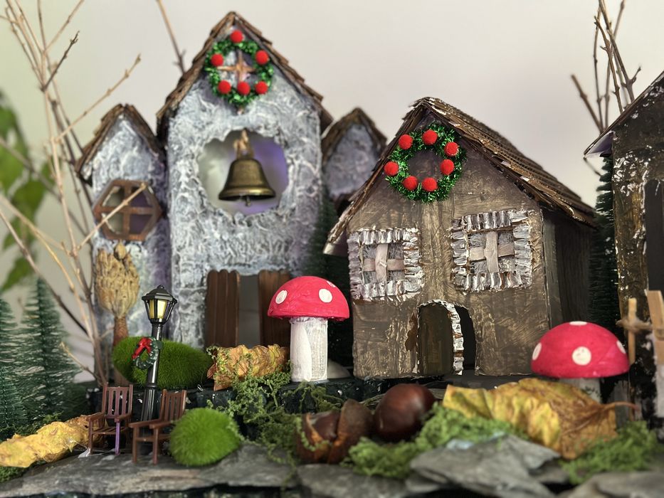 Vendo vila de natal totalmente artesanal!