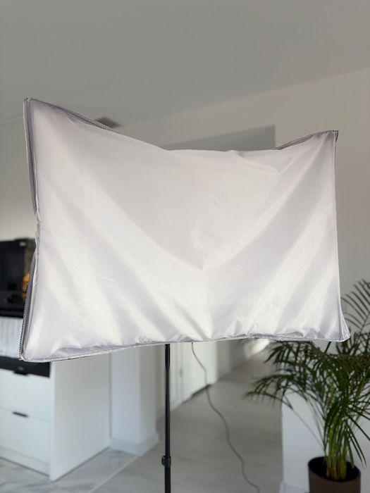 Softbox 60x90 + stojak + żarówki