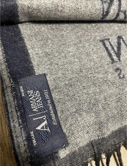 Шарф мужской Шарф Armani кашеміровий