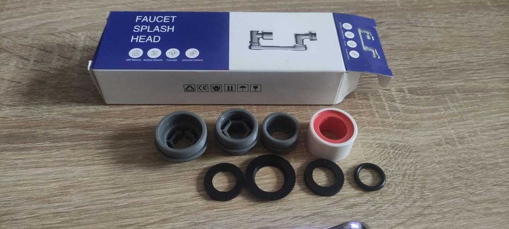 Поворотная головка на 1080 градусов 2 режима Faucet splash head