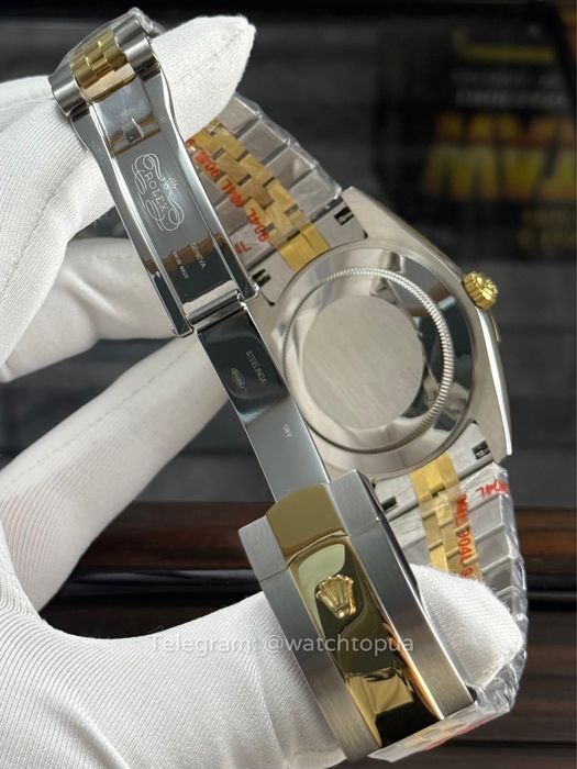 Годинник Rolex Datejust 41 Black Dial (Two-Tone, Jubilee) Ролекс