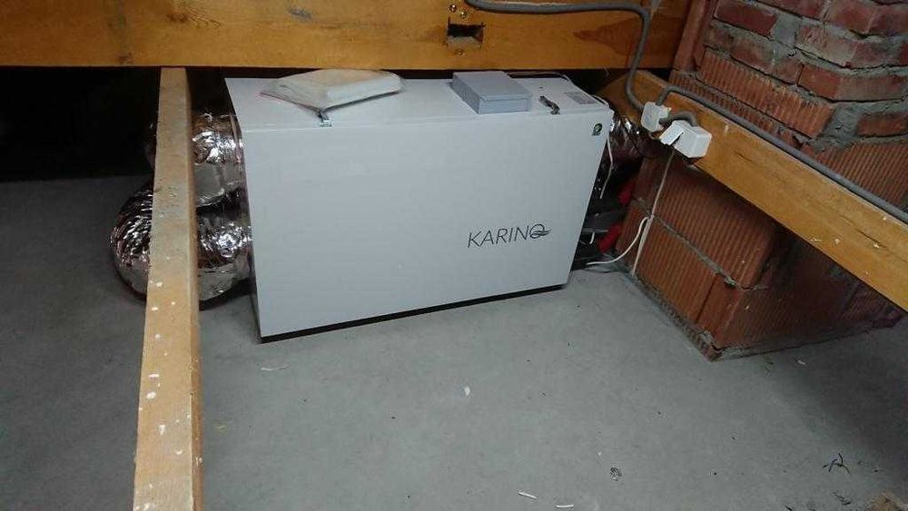 Rekuperacja KARINO - Bez Grzałki, Modulowany BYPASS, Tanie Filtry