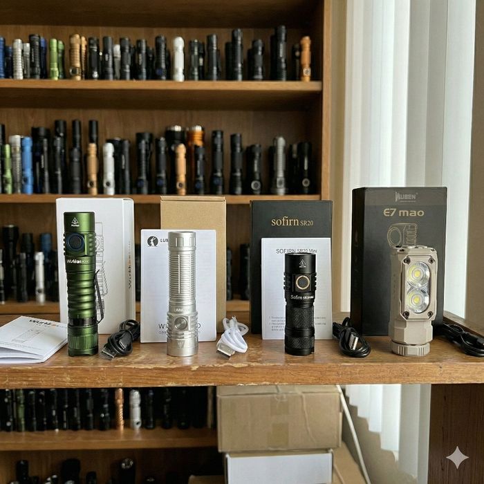 Ліхтарики Wurkkos, Lumintop, Sofirn, Wuben, оптимізація колекції
