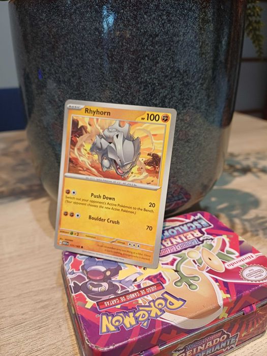 Carta Pokémon Rhyhorn #111 Pokemon Scarlet & Violet 15