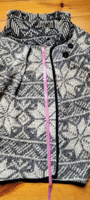 Kurtka wiosenna włoski ciepły kardigan sweter M