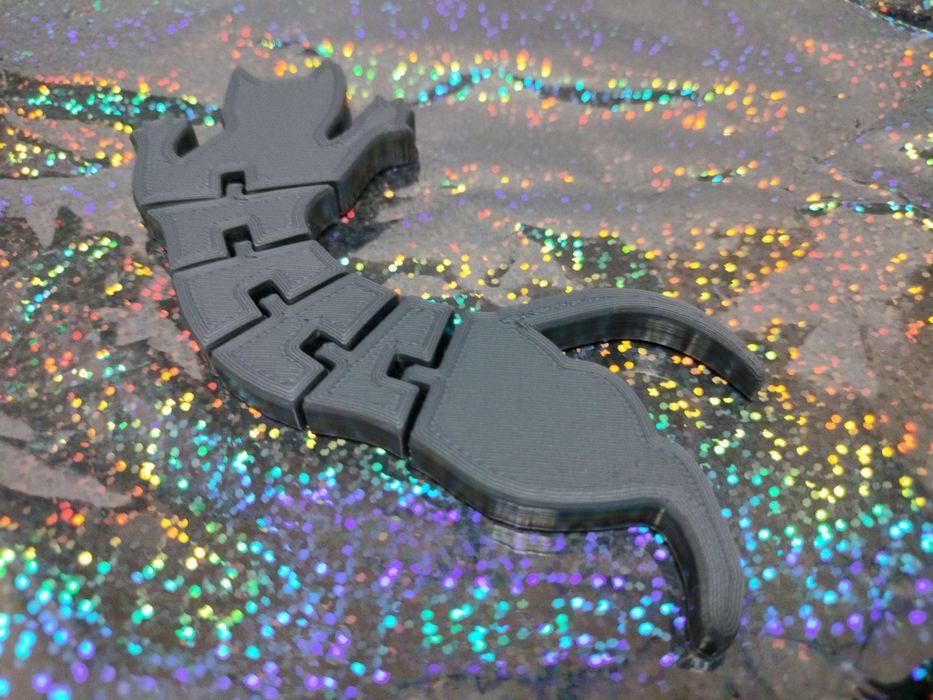 Kotek Flexy – figurka druk 3D