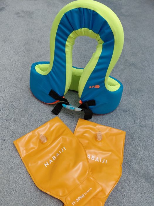 Colete de Natação Infantil Oferta Braçadeiras