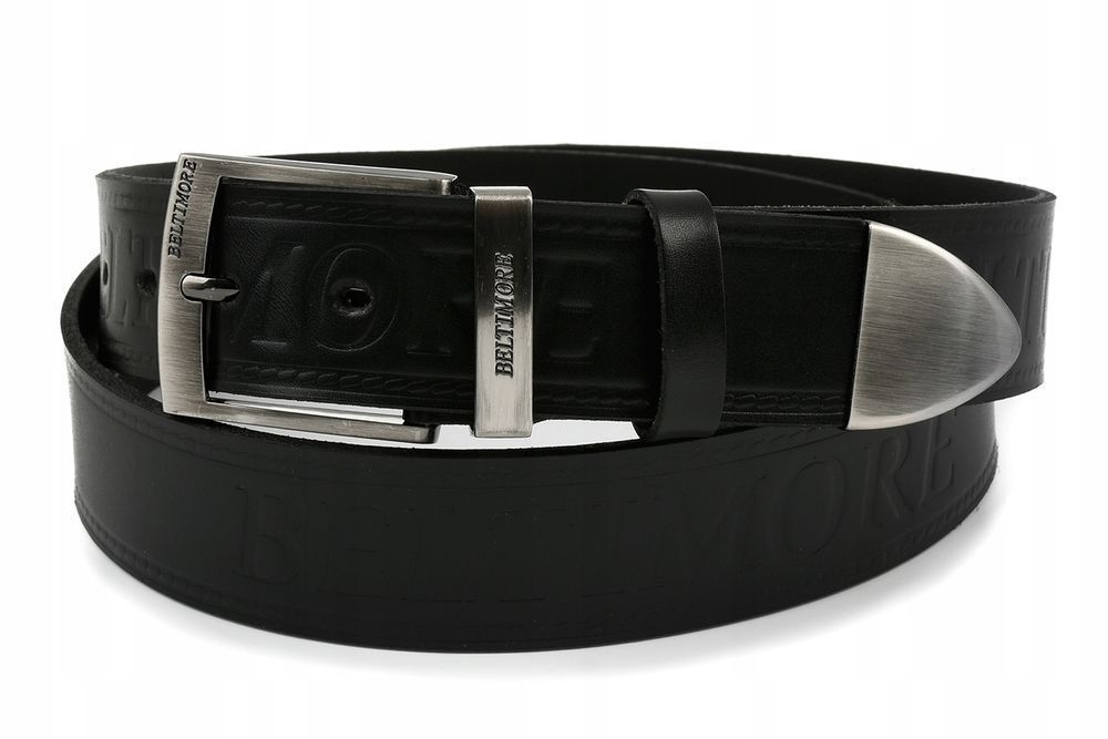 BELTIMORE pasek 130 145 do spodni skórzany pas skóra mocny klasyczny