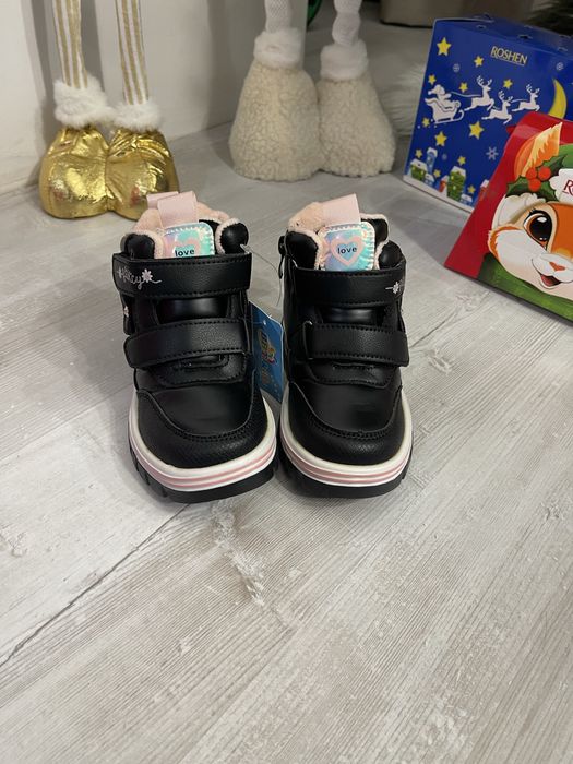 Ботинки зимові для дівчинки, чобітки зимові 24-27рр