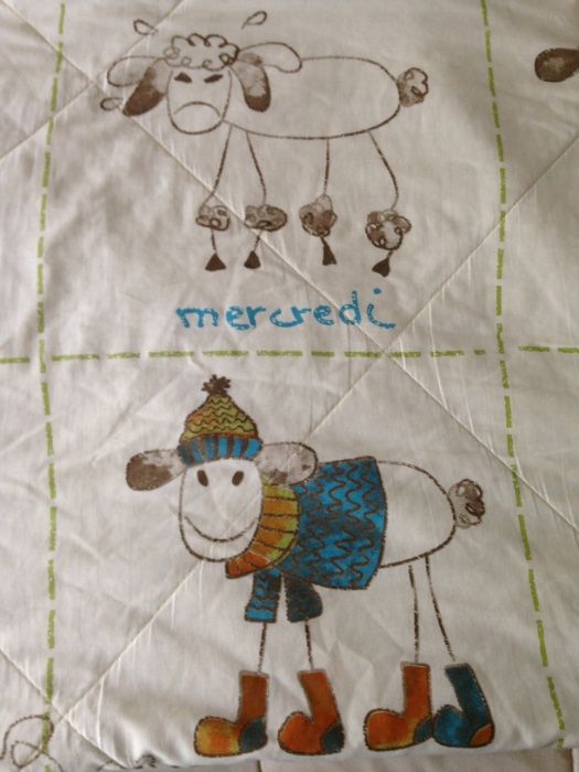 Edredom infantil reversível, de Verão