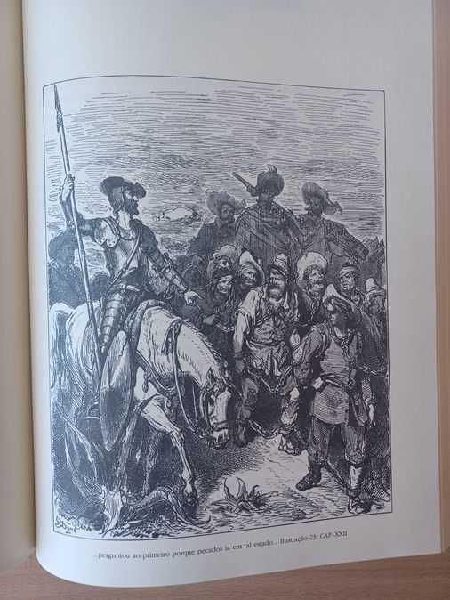 livro: Miguel de Cervantes e Gustave Doré “Dom Quixote”