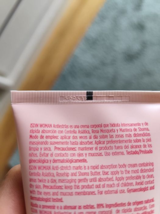 Creme anti estrias da Isdin