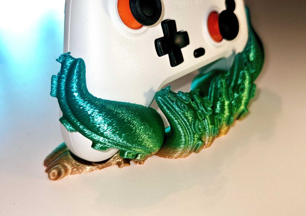 Stojak na Gamepada Xbox - Macki Ośmiornicy - Druk 3D Metaliczny