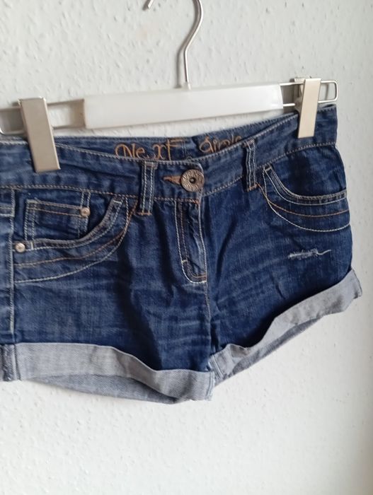 spodenki jeansowe dla dziewczynki