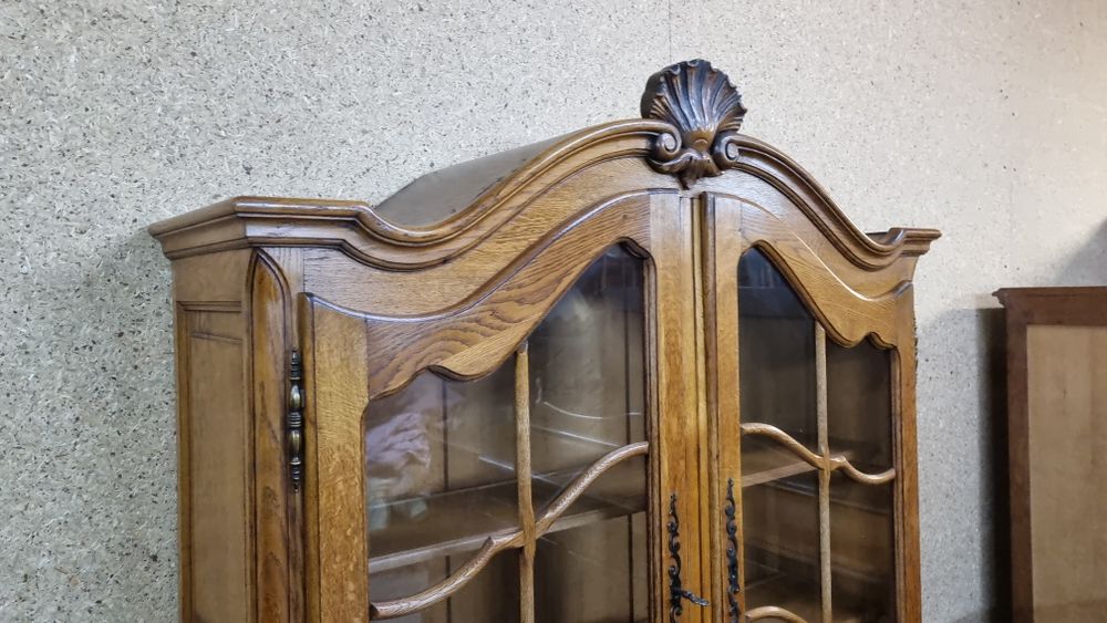 Komoda i witrynka ludwikowska zestaw ludwik