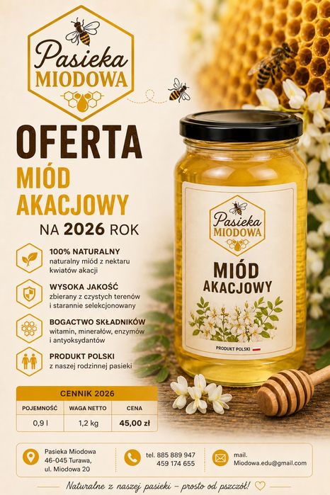 Pyłek pszczelich, miody, apiterapia