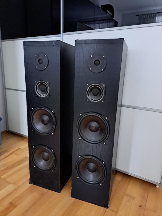 Dwie kolumny głośnikowe Tesla TVM 100cm podłogowe