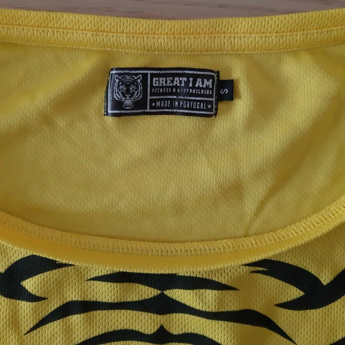 Camisola amarela treino Great I Am