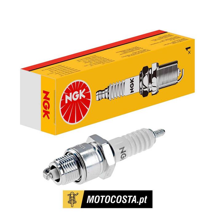 Vela de ignição NGK BP6HSA para moto 4 tempos