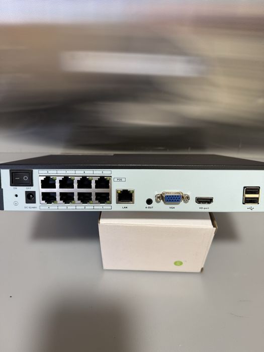 Sistema Video Vigilância NVR Hisseu 8 Canais POE