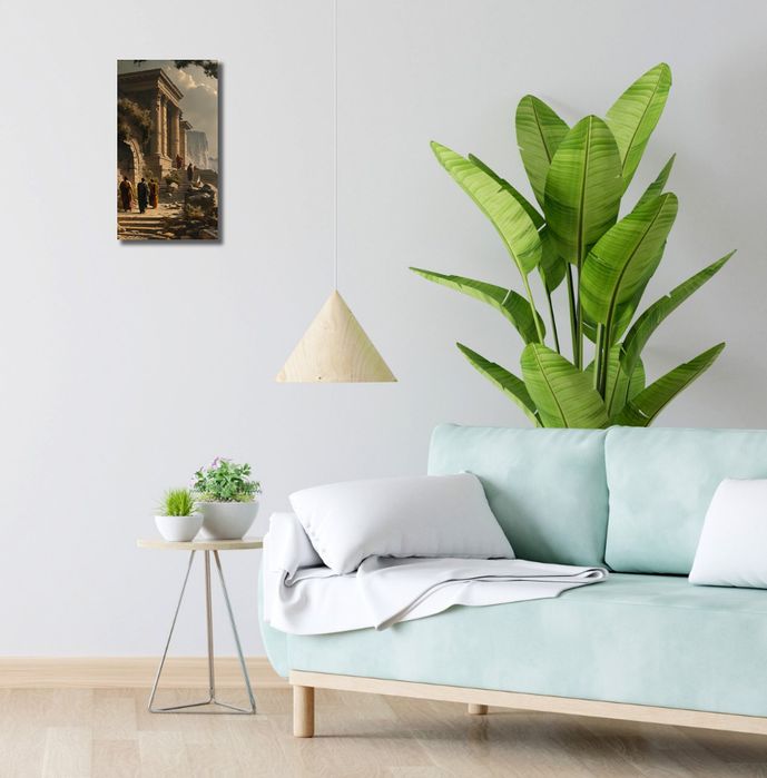 Obraz 20x40cm Świątynia Mądrości