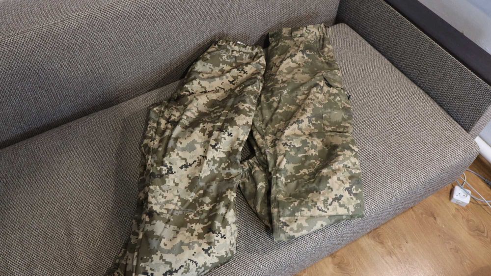 Військові зимові штани (вітровологозахисні + утеплювач)