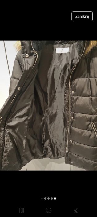 Kurtka parka zimowa 146 H&M