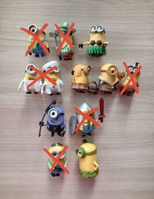 Фигурки миньонов minion