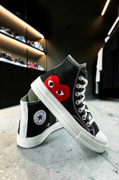 Кеди чоловічі Converse Chuck Taylor Garcons PLAY мужские кеды конверс гарсон