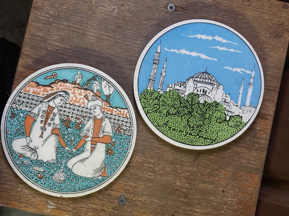 Тарелки настенные винтажные 2 штуки