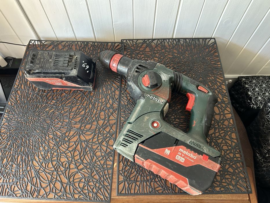 Młotowiertarka Metabo KHA-36LTX Mocny/2x Aku 5.2ah/Konkret/Wys!