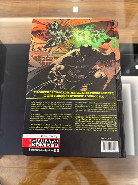 Komiks Batman x SPAWN DC Tod McFarlane GREG Capullo -twarda okładka