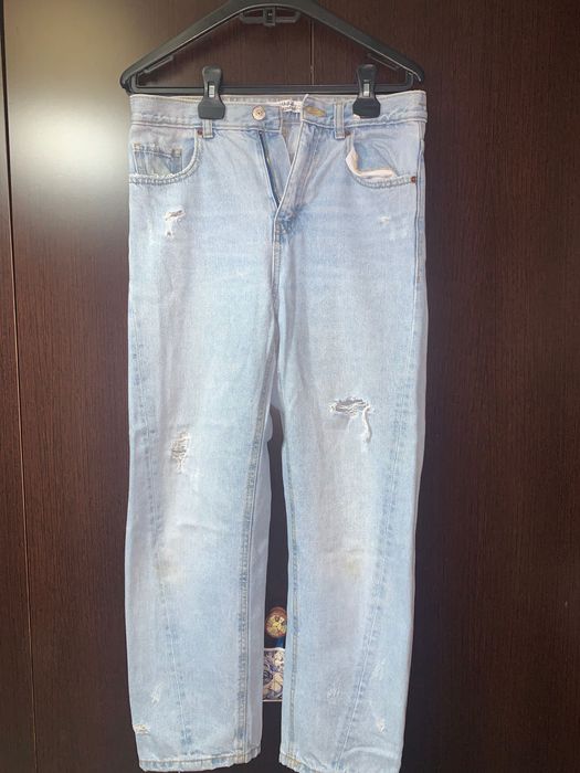 Calças ganga Zara Denim Tam 13 a 14 anos 164cm.