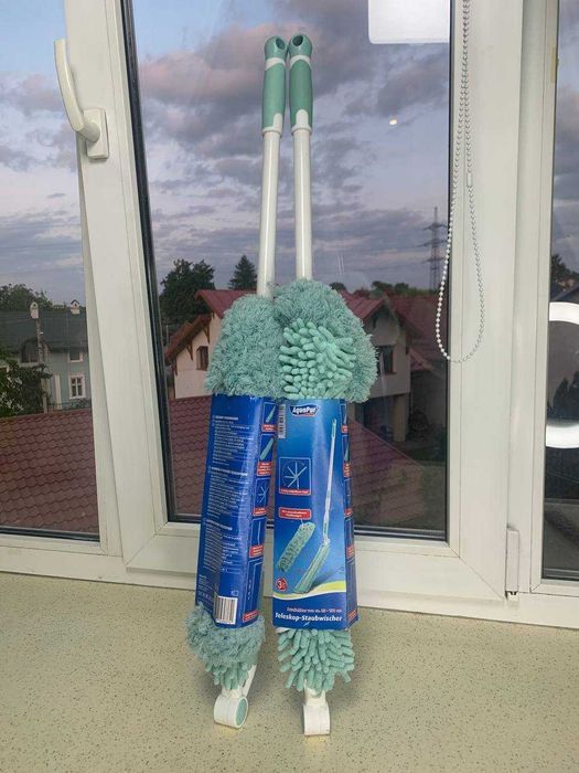 Телескопічна швабра для пилу AquaPur