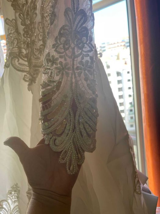 Vestido de noiva usado uma vez veste 36/38